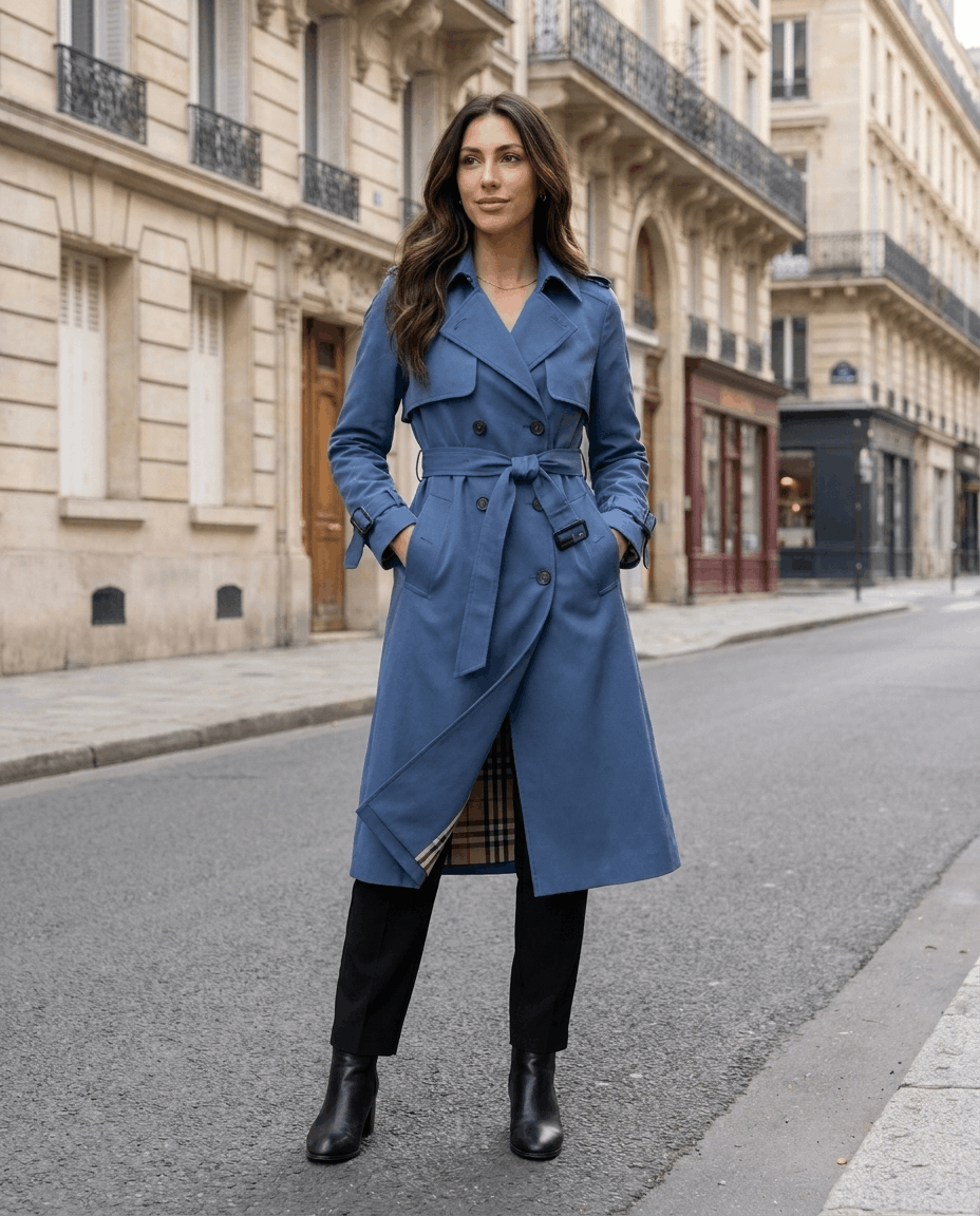 Trench Coat for Women – Mid-Length & Versatile Layering | Luela