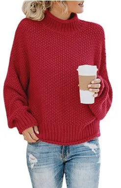 Women’s Chunky Knit Roll Neck Jumper