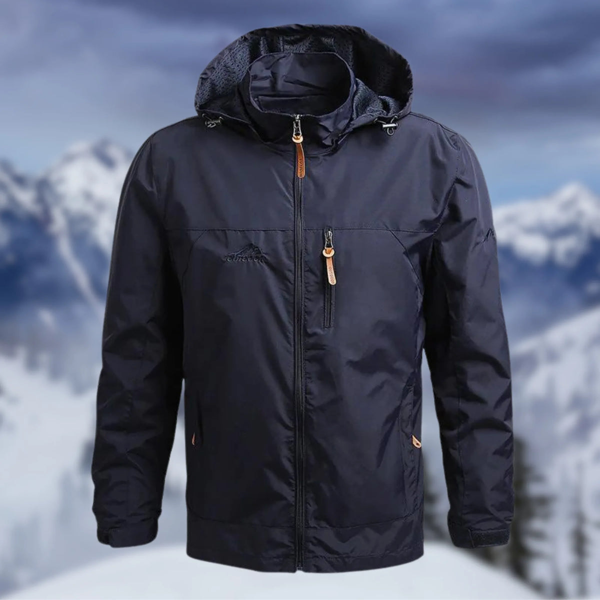 Men's Lightweight Waterproof Jacket with Hood
