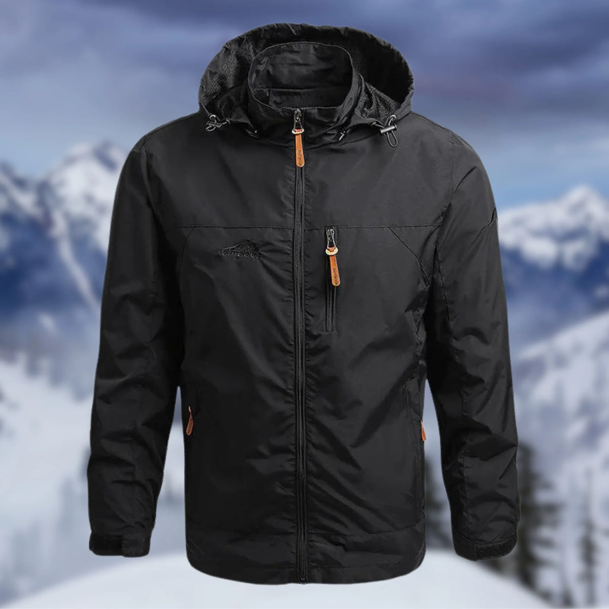 Men's Lightweight Waterproof Jacket with Hood