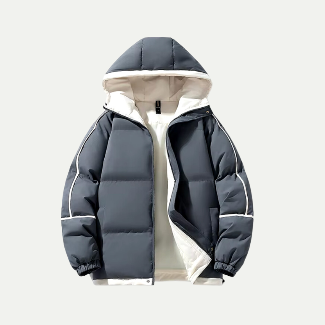 Unisex Hooded Puffer Parka – Insulated Winter Wear