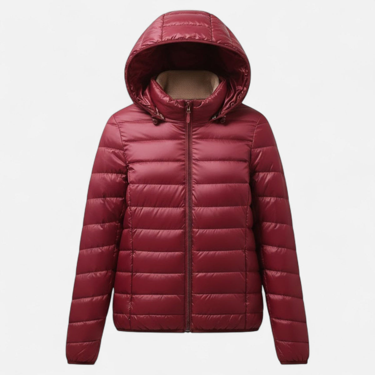 Women's Lightweight Hooded Puffer Jacket | Plus Size