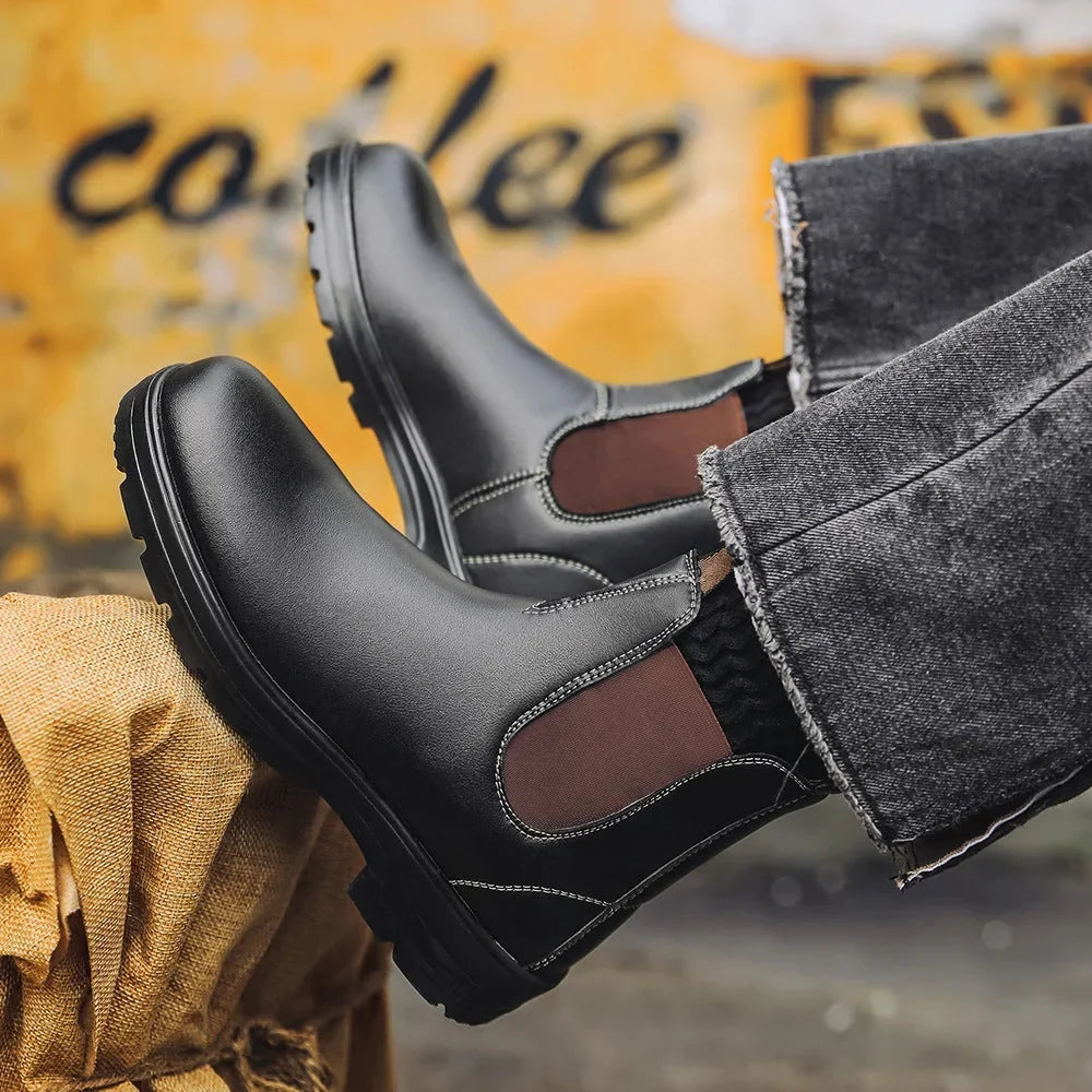 Men’s Rugged Chelsea Work Boots