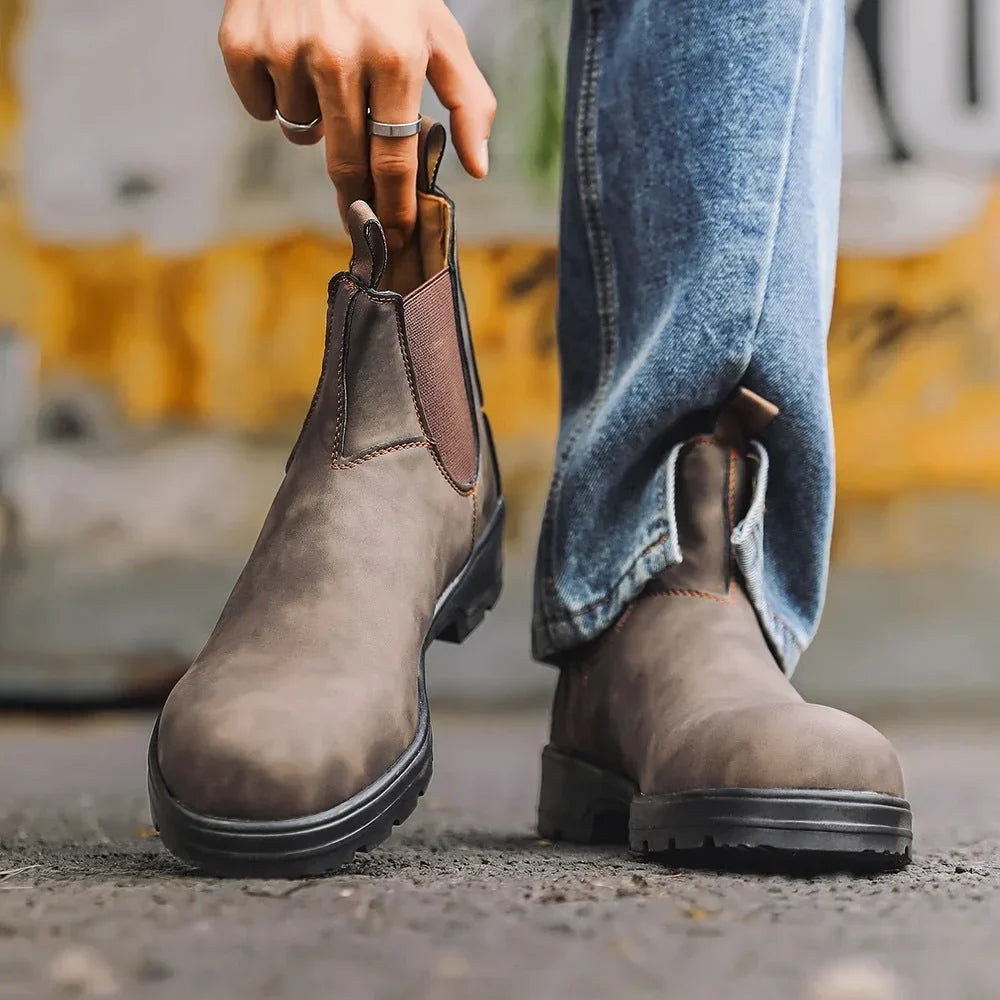 Men’s Rugged Chelsea Work Boots