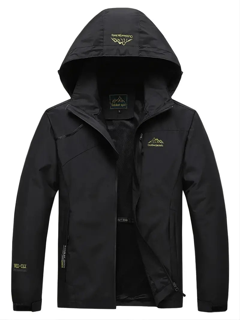 Men's Waterproof Jacket | Breathable Hooded Rain Coat