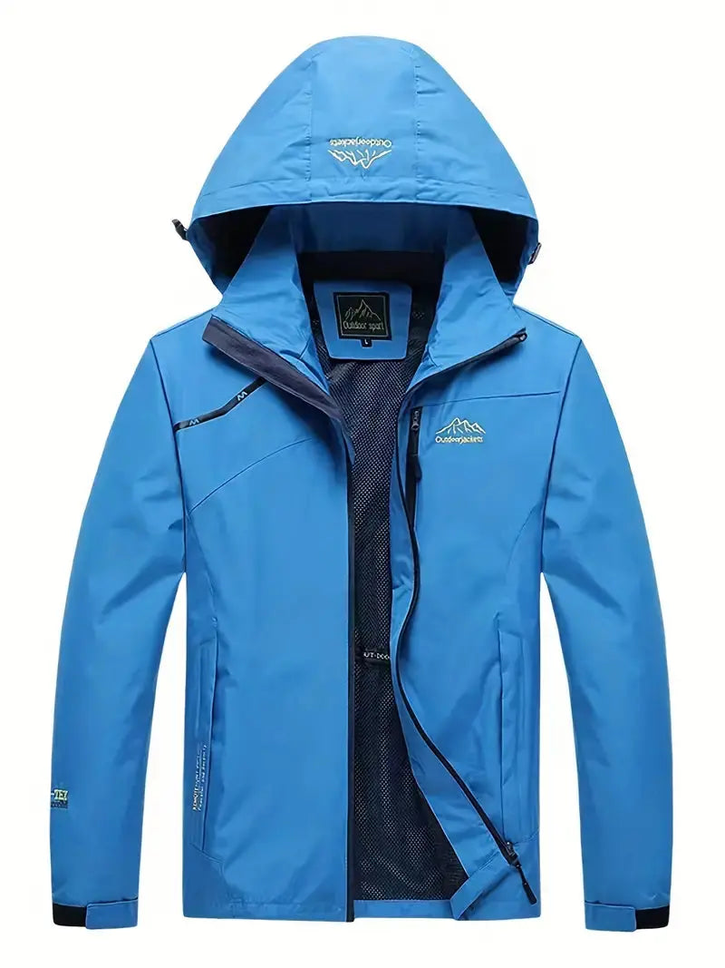 Men's Waterproof Jacket | Breathable Hooded Rain Coat