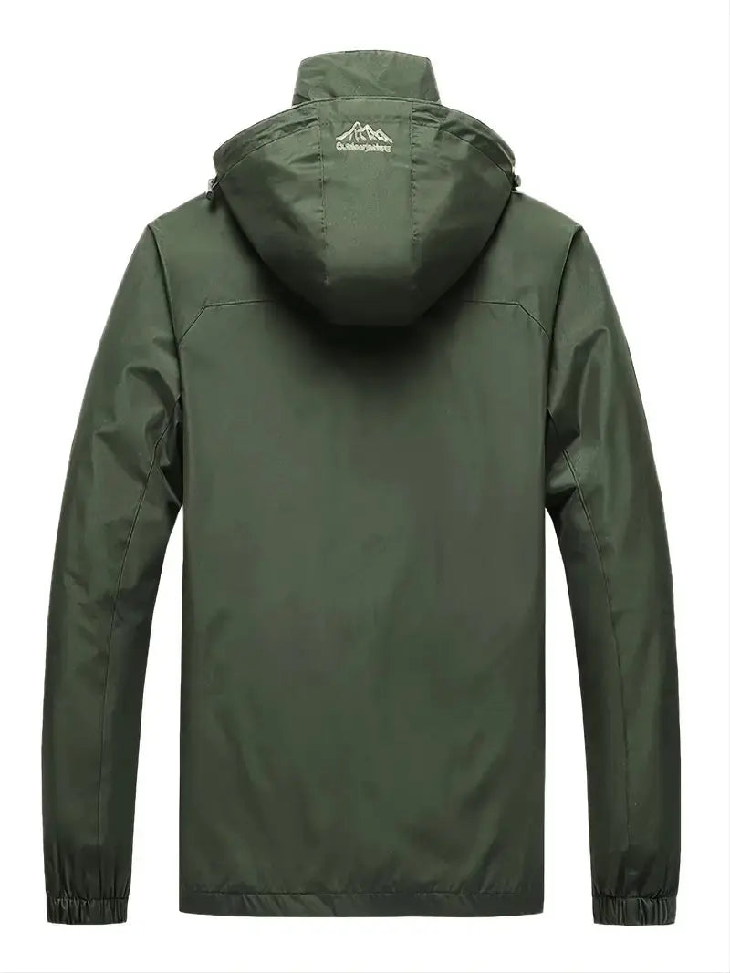 Men's Waterproof Jacket | Breathable Hooded Rain Coat