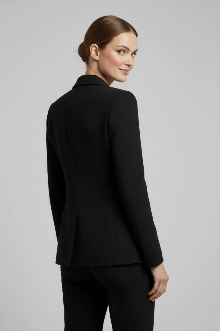 Rebecca | Women’s Double-Breasted Blazer with Gold-Tone Buttons