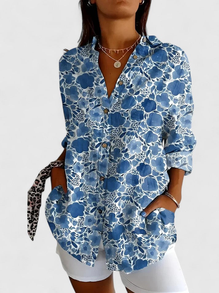 Larkin | Breathable Floral Blouse
