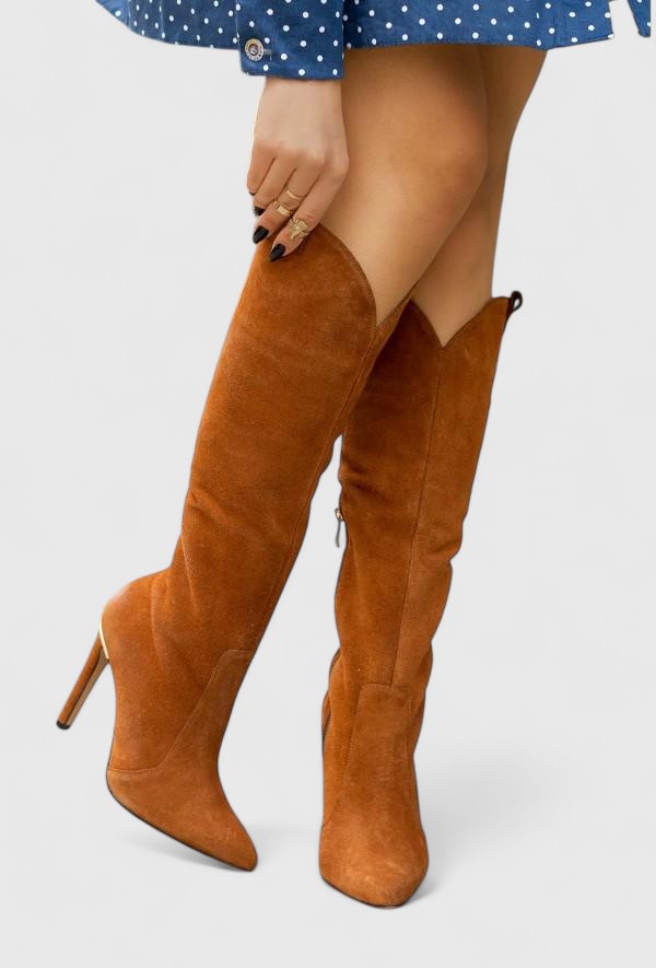 Emeline | Zip-Up Knee-High Boots