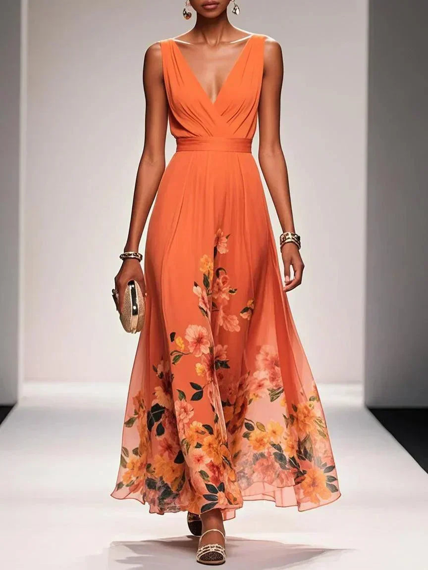 Hesper | Floral A-Line Wedding Guest Dress