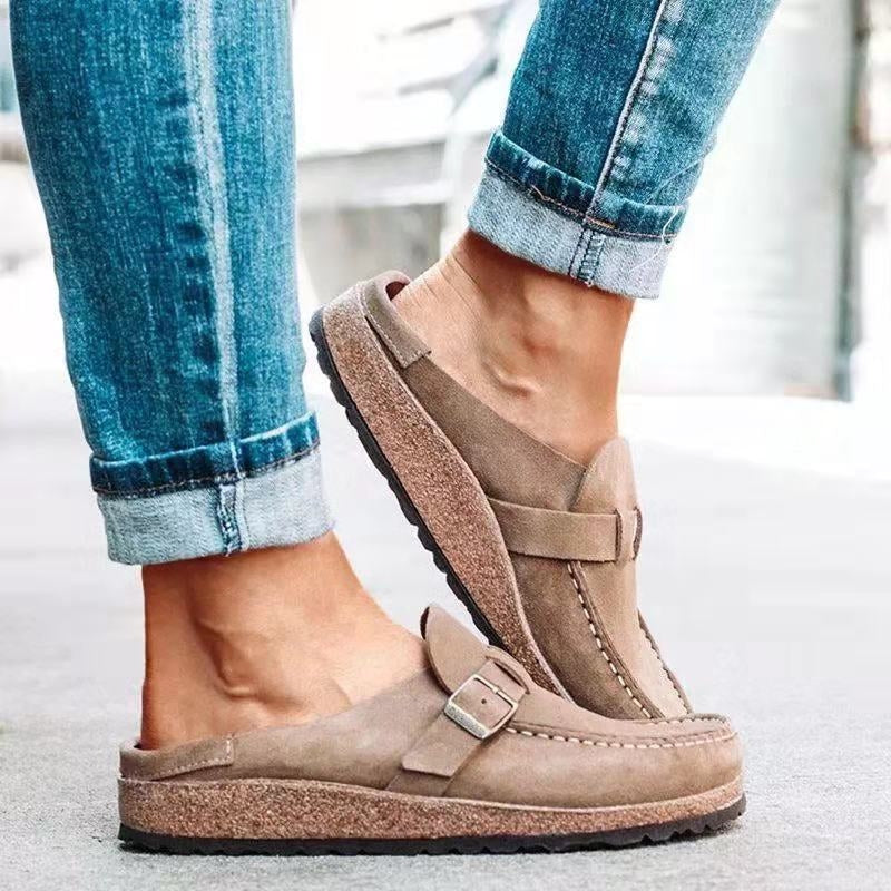Faline | Ergonomic Suede Slip-On Orthopedic Shoes
