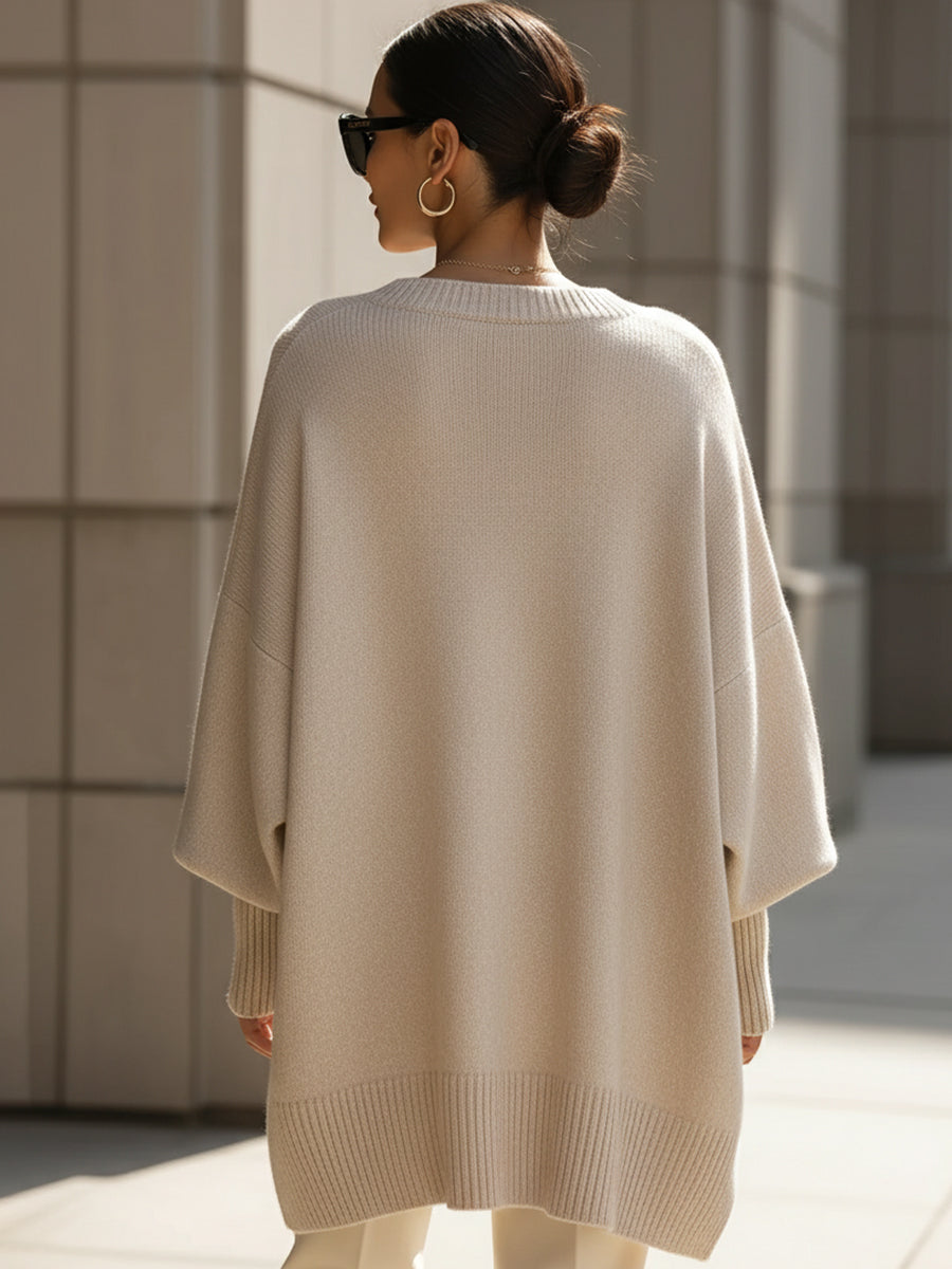 Faerlyn | Oversized Wool Blend Sweater
