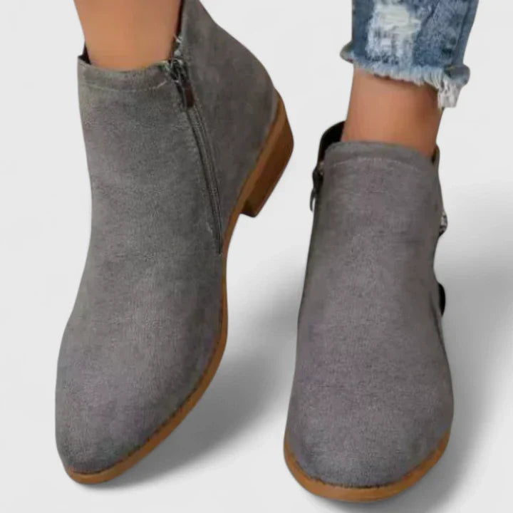 Romilda | Waterproof Leather Ankle Boots