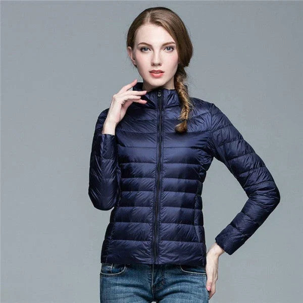 Women's Lightweight Puffer Jacket | Slim Fit Quilted Coat