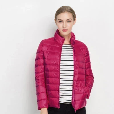 Women's Lightweight Puffer Jacket | Slim Fit Quilted Coat