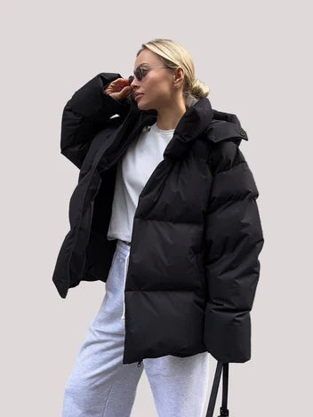 Women's Oversized Hooded Puffer Jacket
