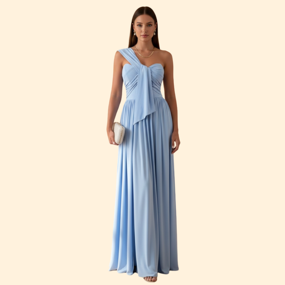 Women's One Shoulder Maxi Dress | Floor Length Evening Gown