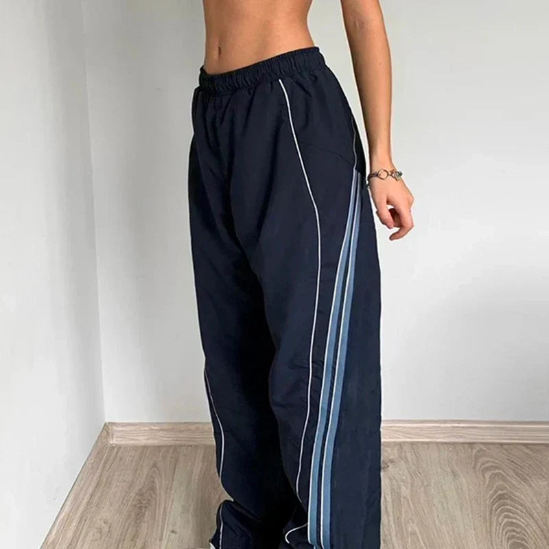 Women’s Side Stripe Parachute Joggers