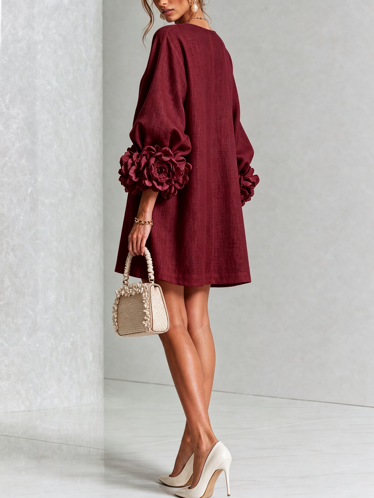 Grace - Sculptural Mini Dress