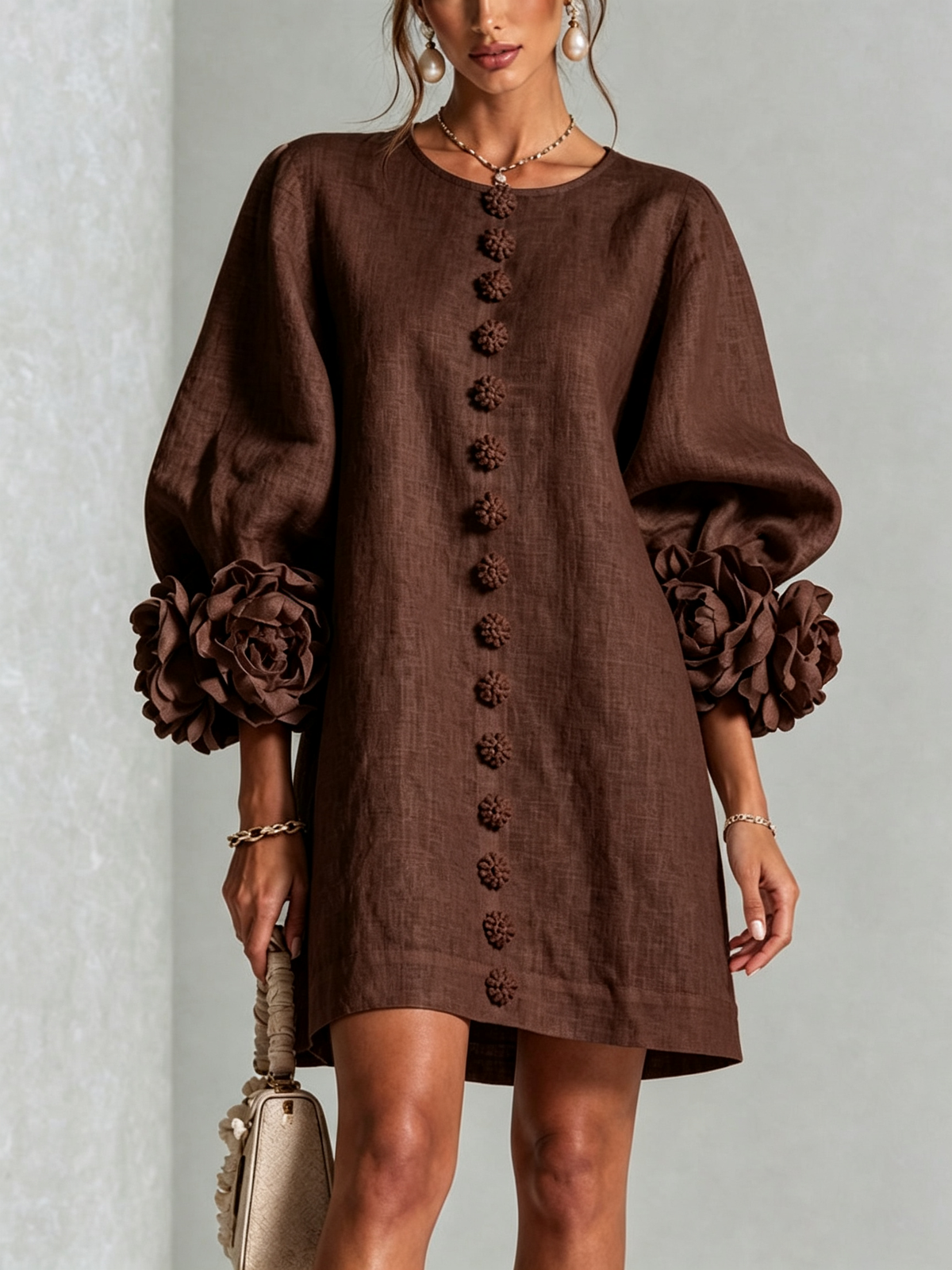 Grace - Sculptural Mini Dress