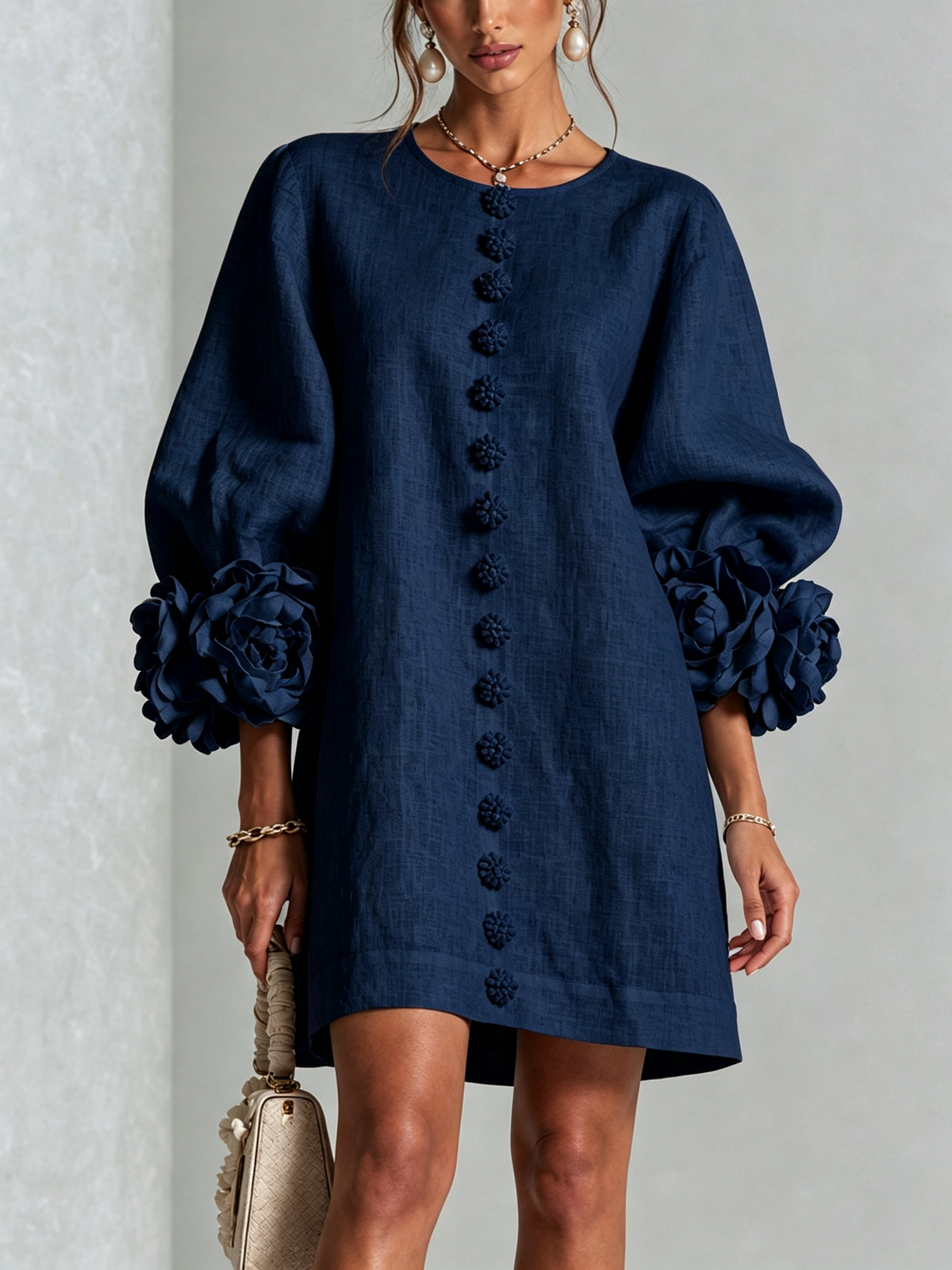 Elise  - Sculptural Mini Dress