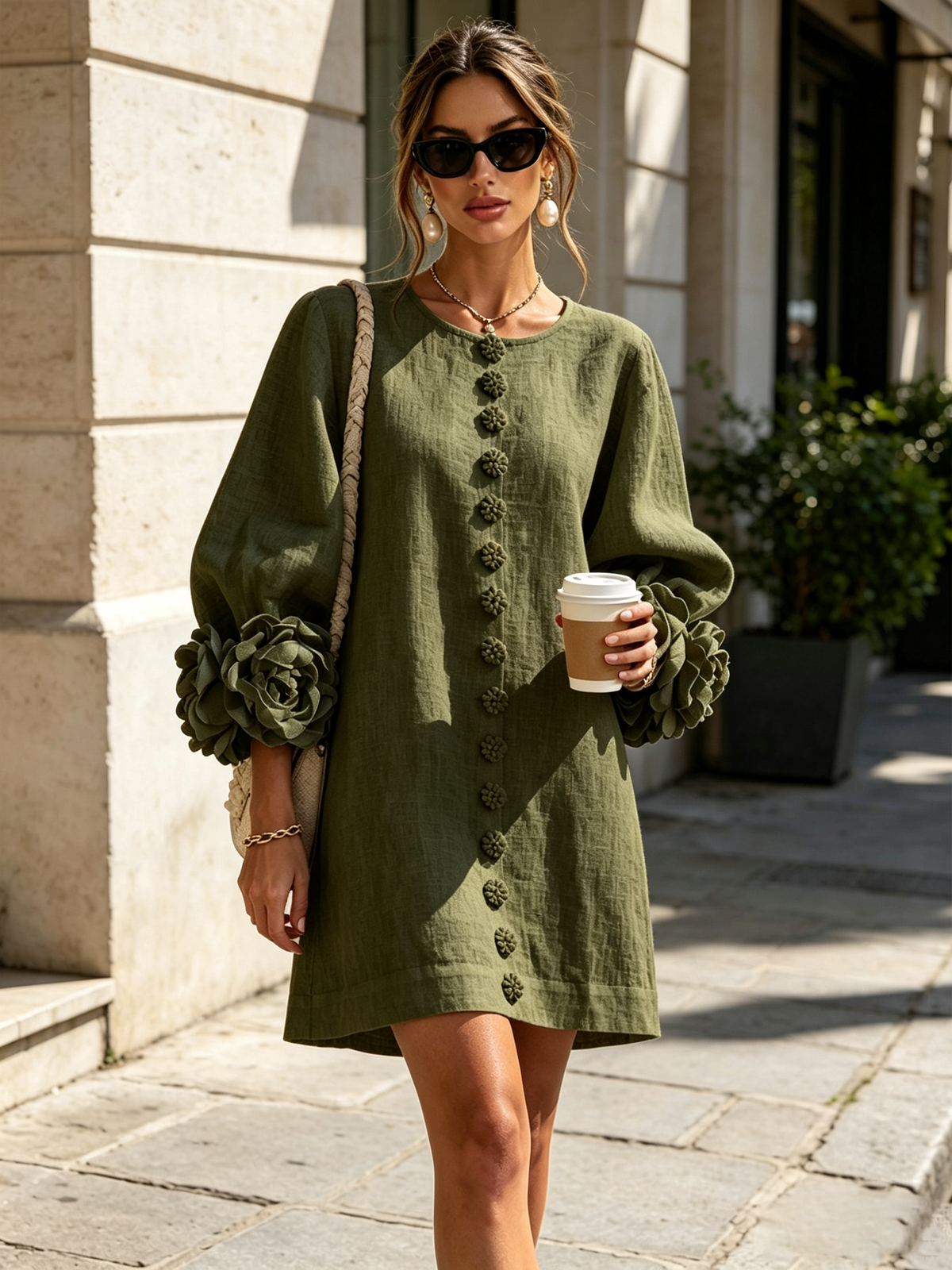 Grace - Sculptural Mini Dress