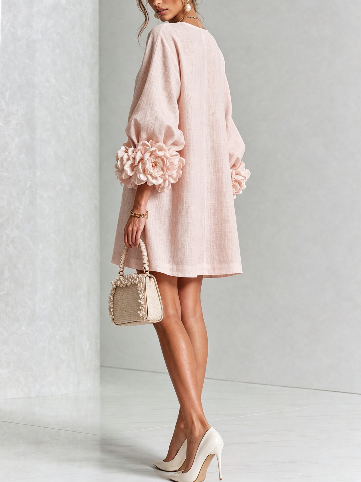 Grace - Sculptural Mini Dress