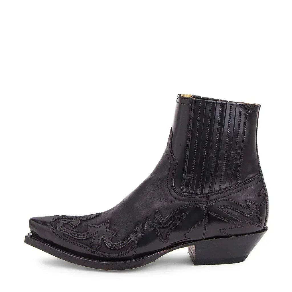 Men's Leather Pointed-Toe Western Cowboy Boots | Dallas