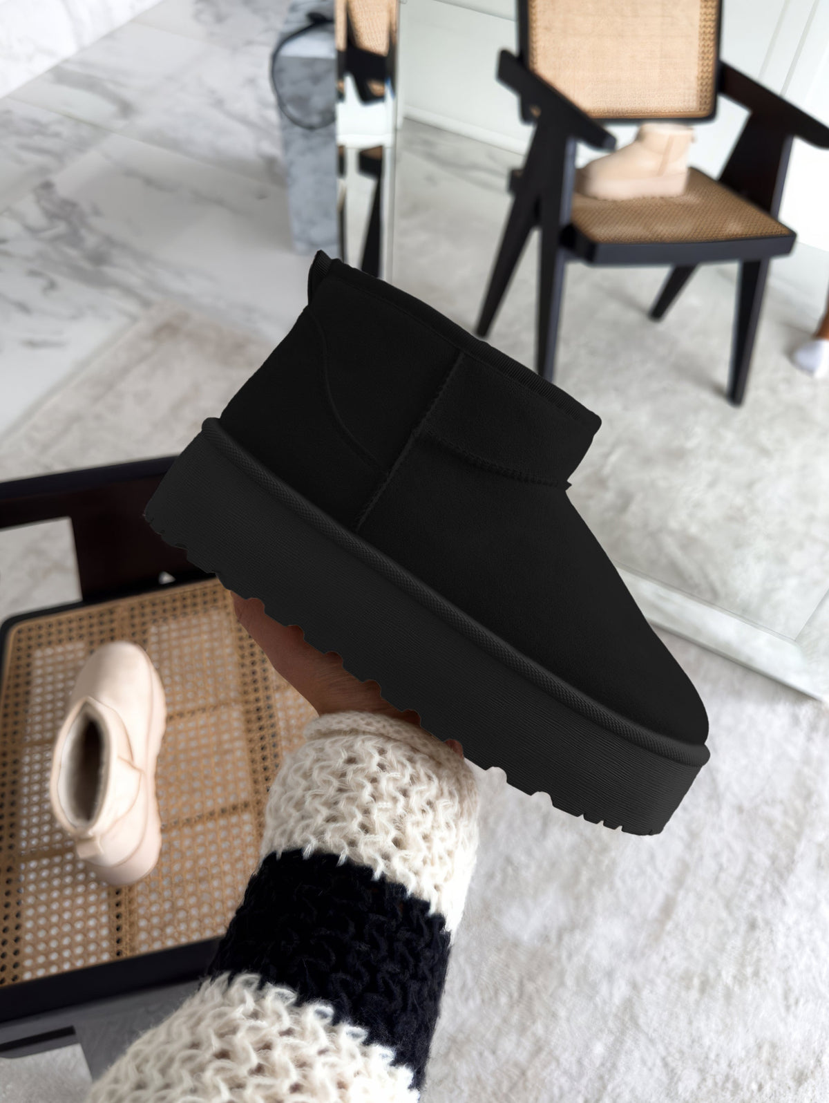 Adelaide | Pull-On Platform Ankle Boots