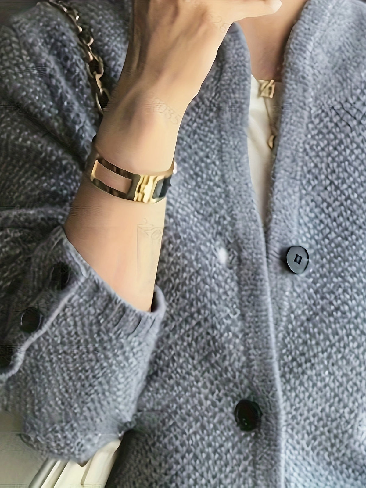 Kit | Textured Knit Stand Collar Cardigan