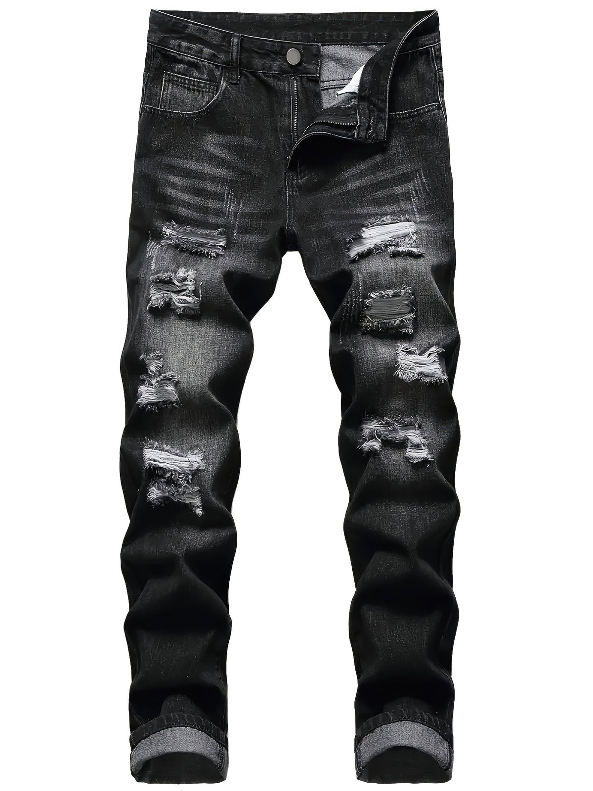 Caleb | Rugged Straight-Leg Jeans