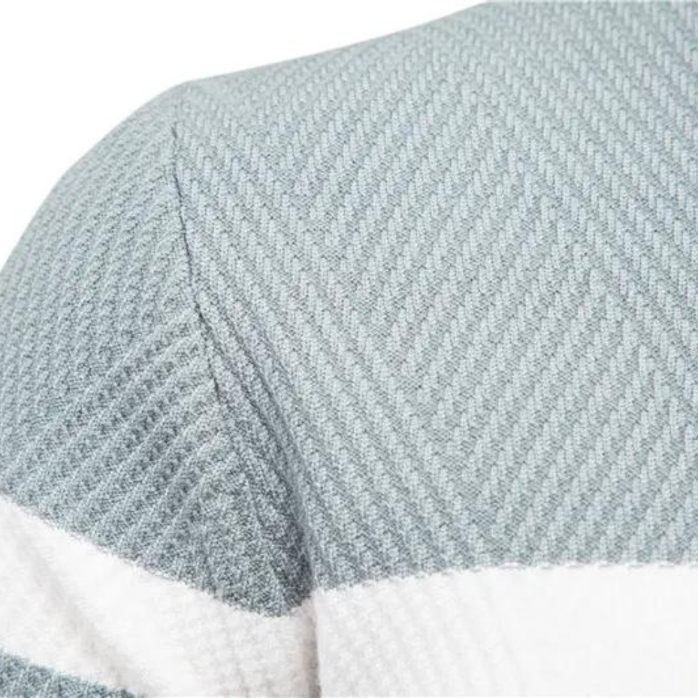 Men's Striped Crew Neck Jumper