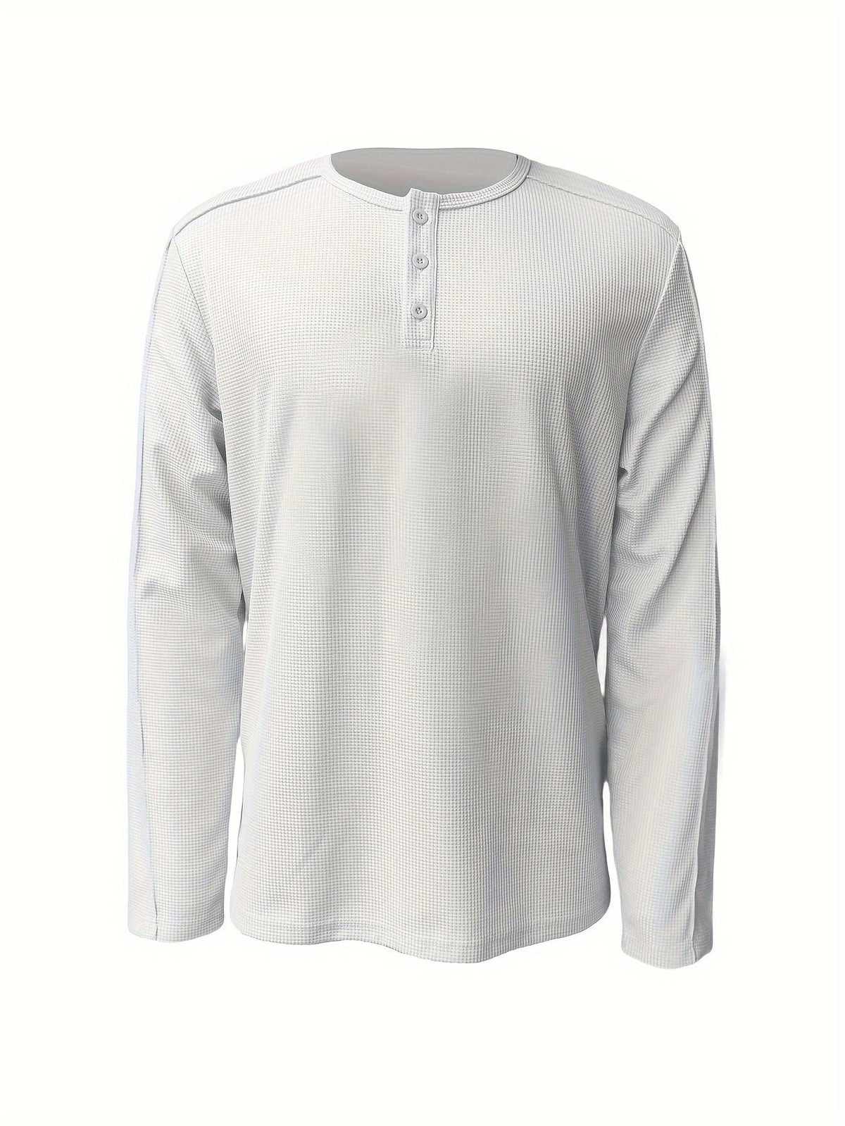 Carson | Textured Long-Sleeve Henley
