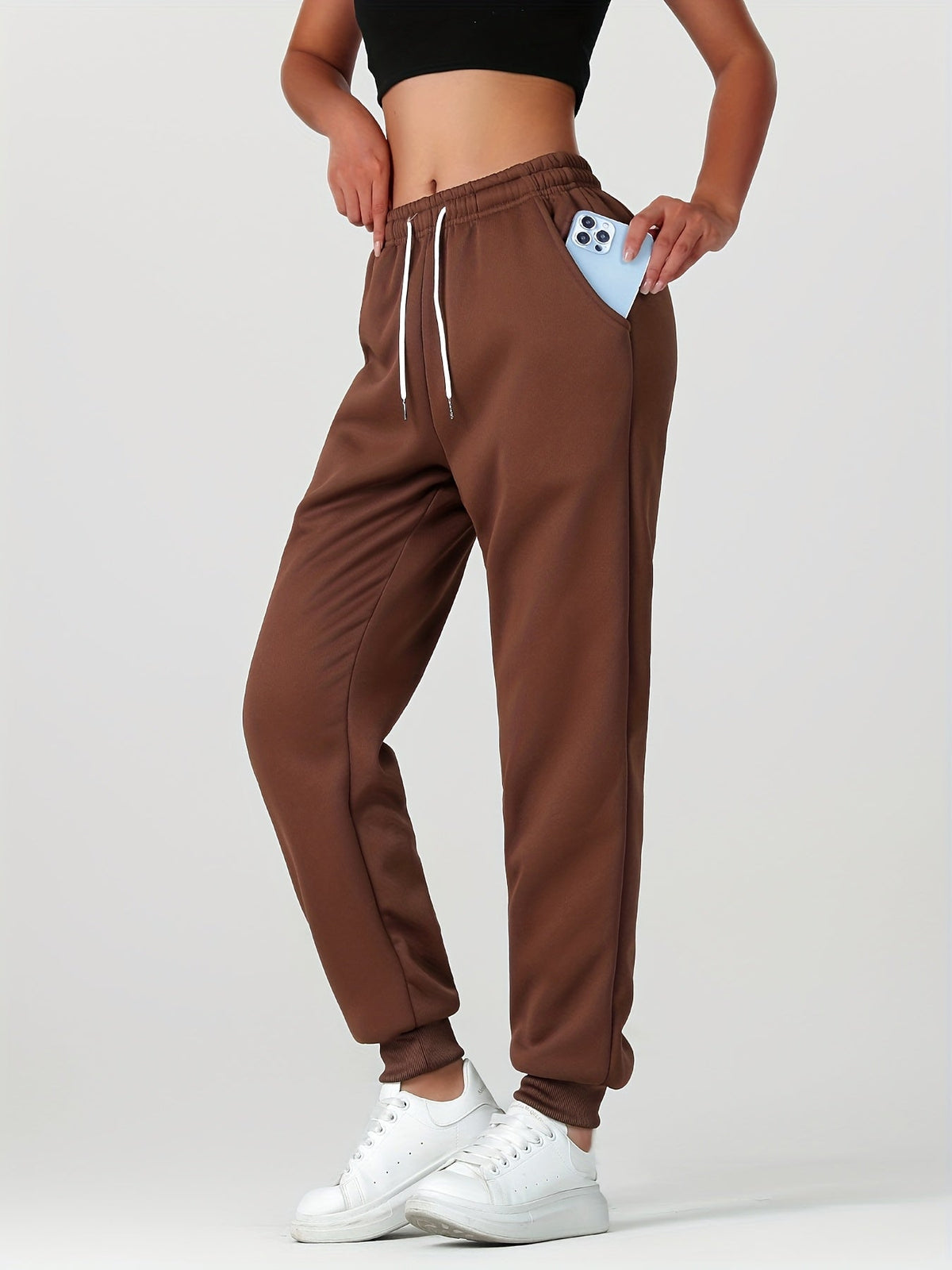 Fiona | Lined Cuffed Warm Winter Sweatpants Joggers