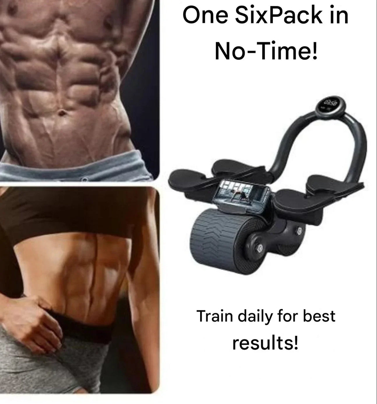 Ab Roller | Automatic Rebound & EVA Foam Handles