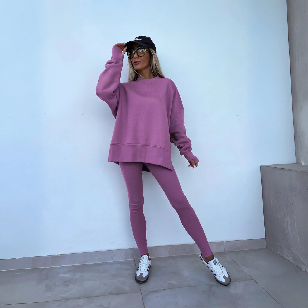 Julia | Women's Oversized Sweatshirt and Leggings Lounge Set