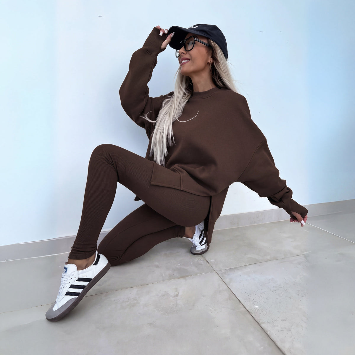 Julia | Women's Oversized Sweatshirt and Leggings Lounge Set