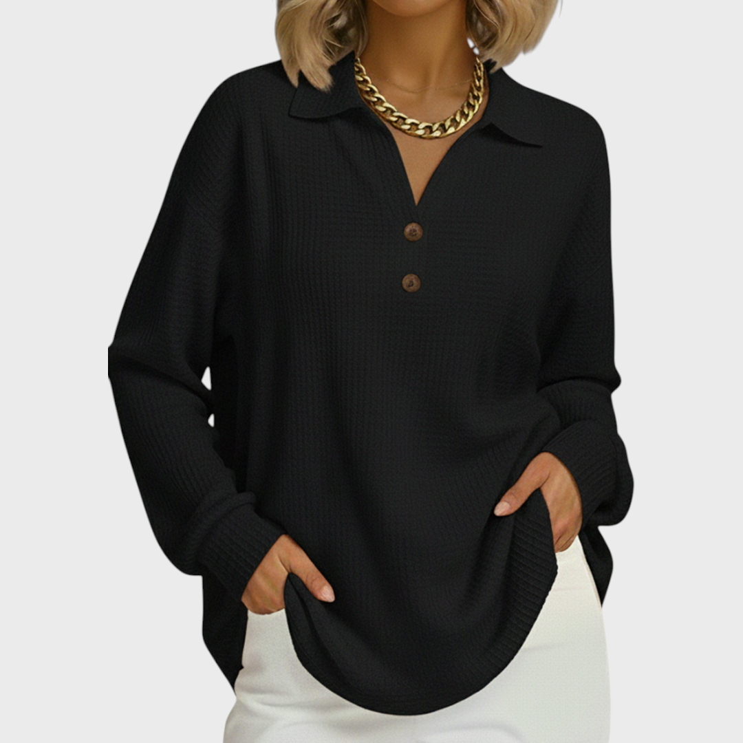 Olivia | Women's Christmas Sweatshirt Crewneck Holiday Print Long Sleeve