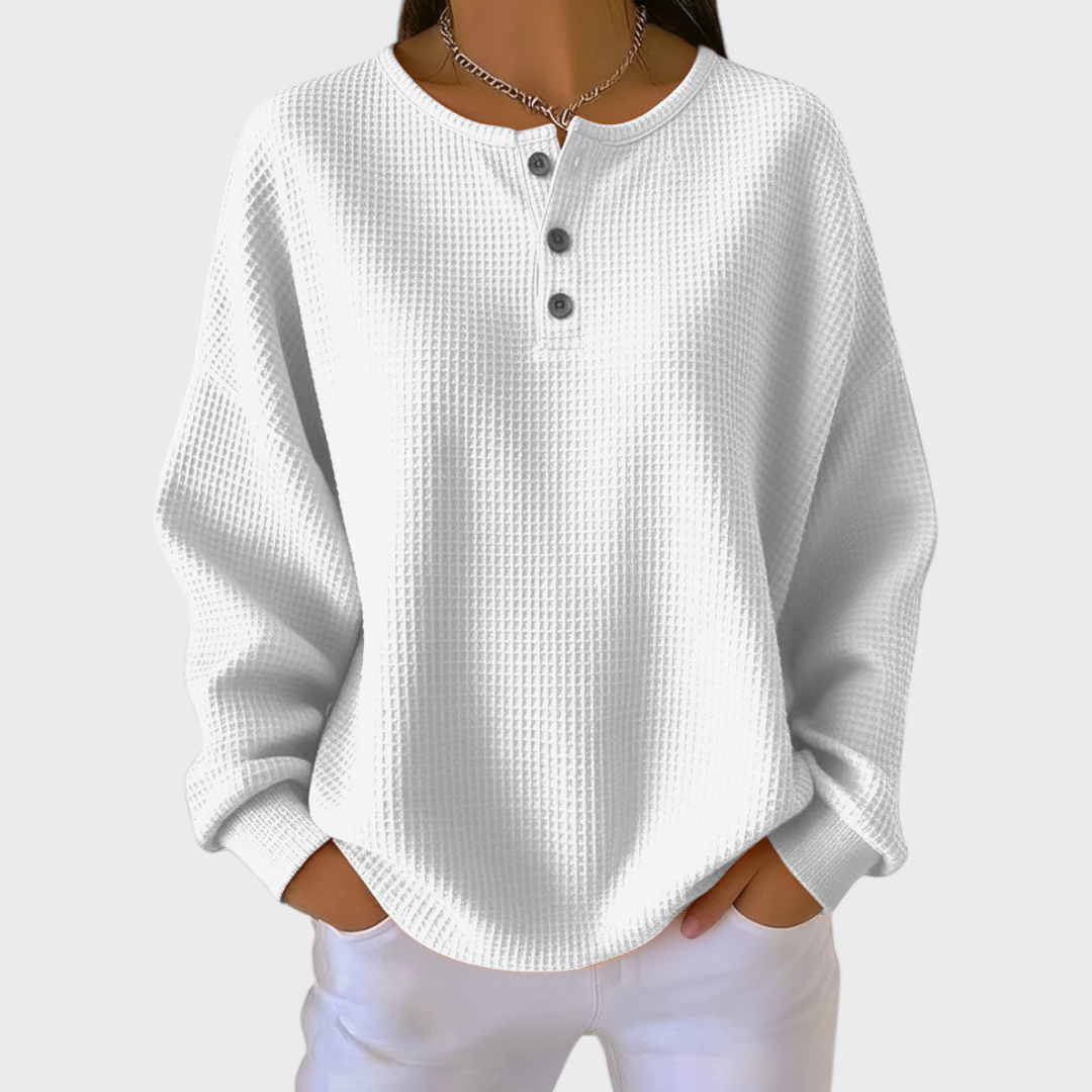 Olivia | Women's Christmas Sweatshirt Crewneck Holiday Print Long Sleeve