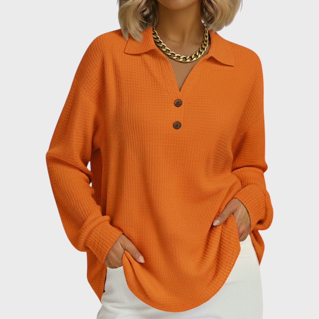 Olivia | Women's Christmas Sweatshirt Crewneck Holiday Print Long Sleeve