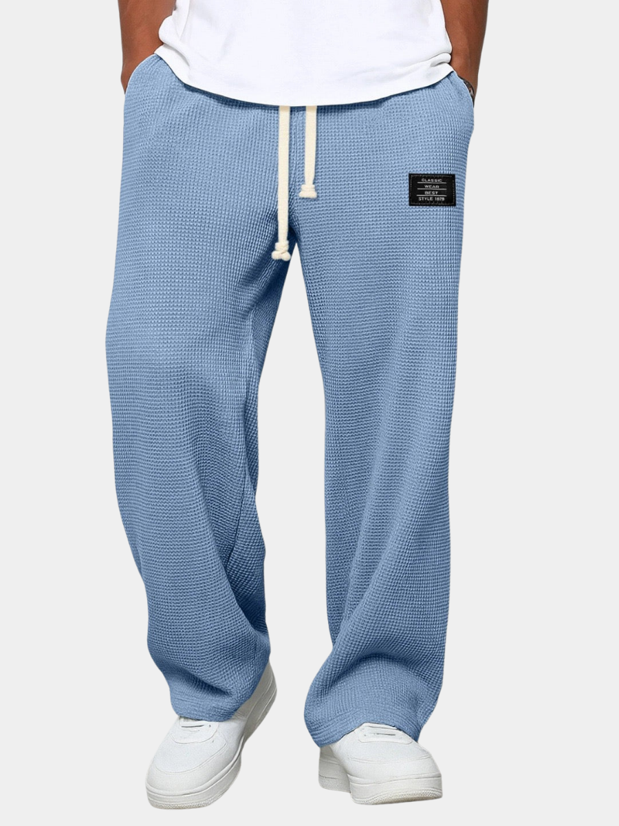 Men’s Textured Wide Leg Joggers