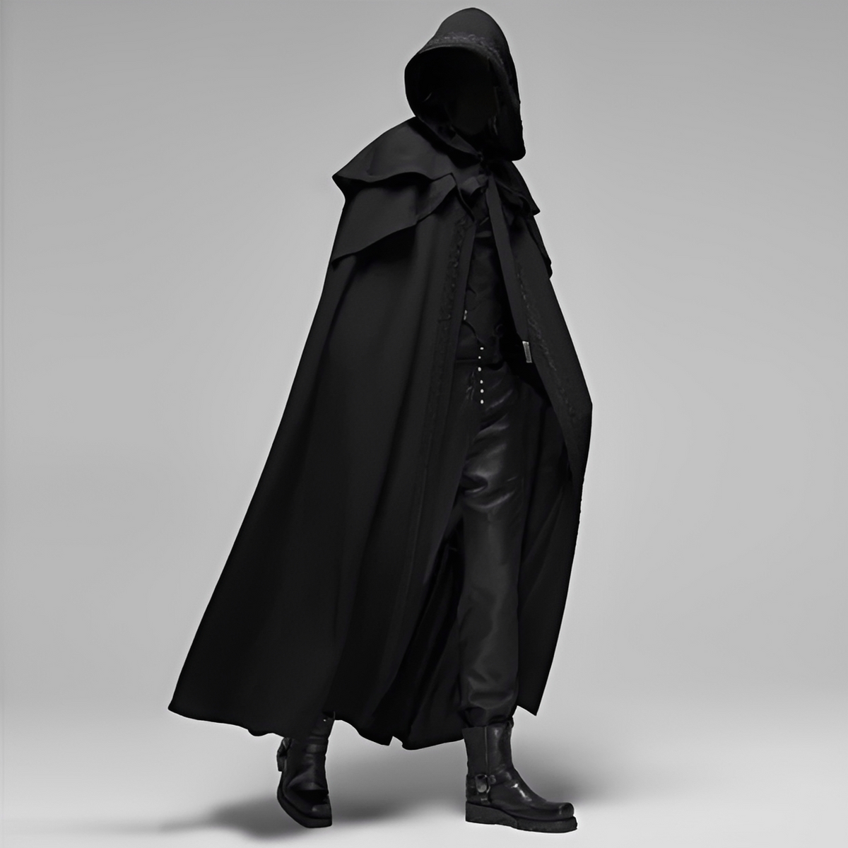 Lagratha - Elegant and gothic hooded cape