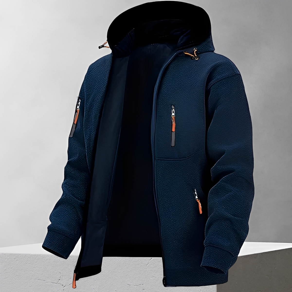 Simon - Sturdy and warm jacket with hood