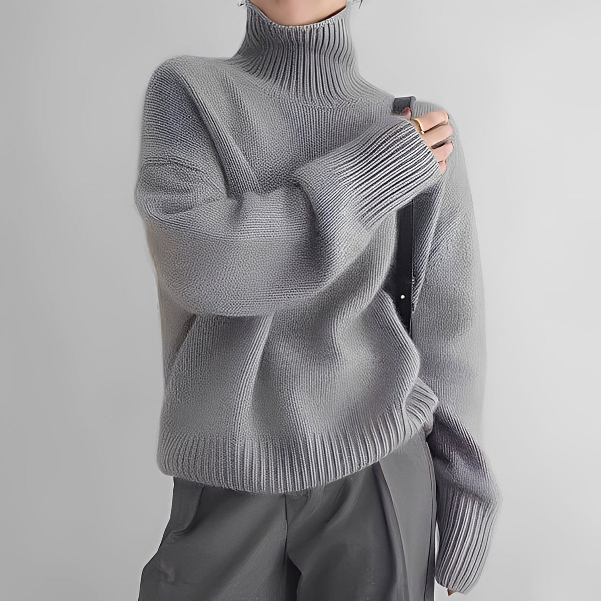 Clémentine - Cozy turtleneck sweater