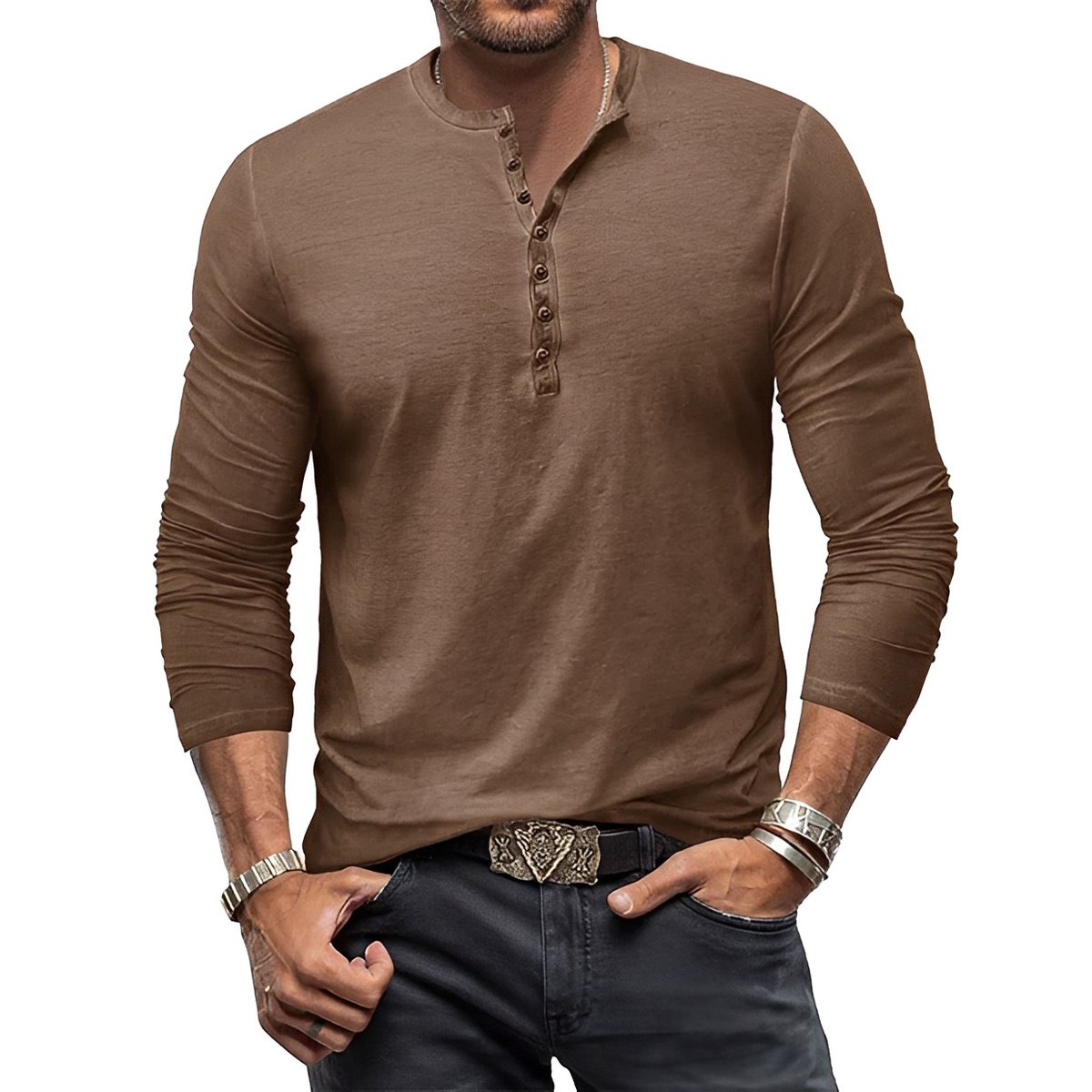 Clifford - Classic shirt with button placket