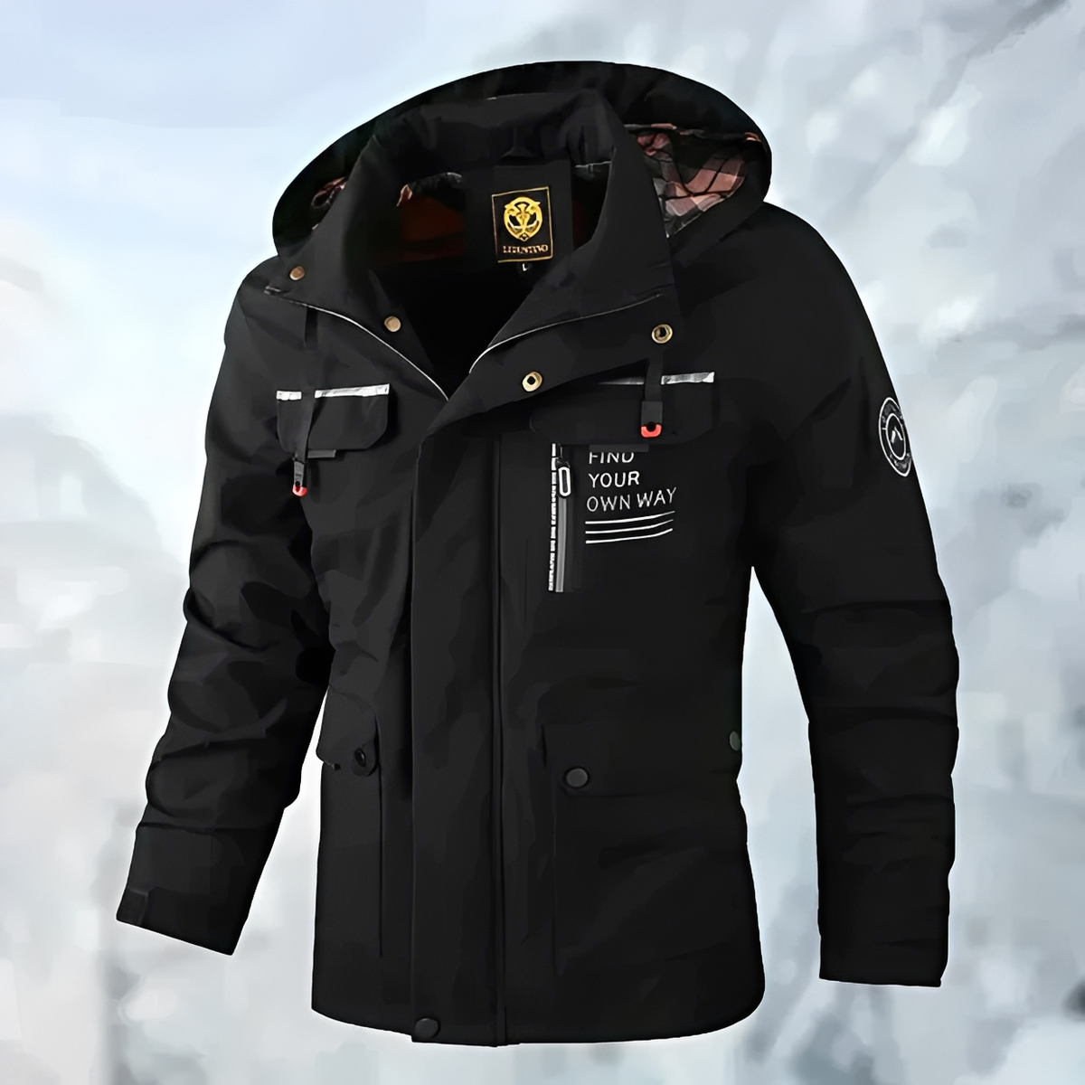 Luke - Warm and cozy hooded coat