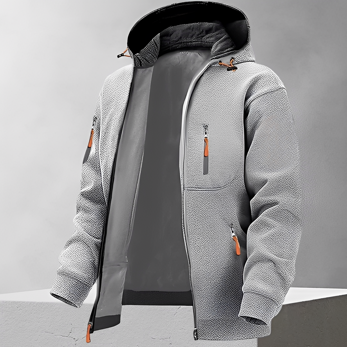 Simon - Sturdy and warm jacket with hood