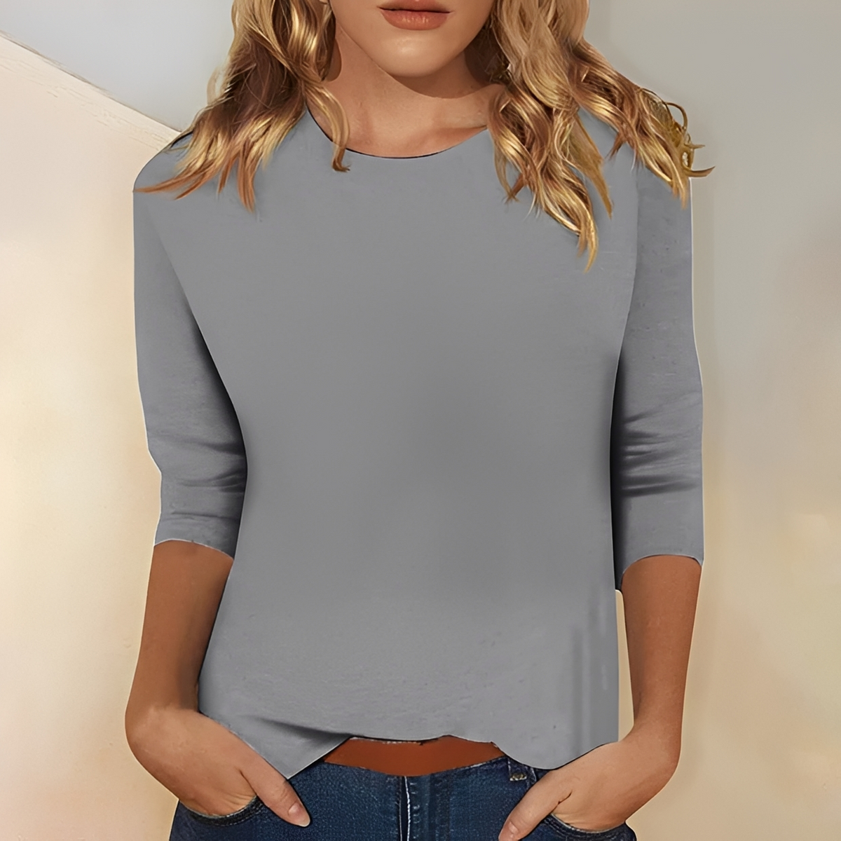 Kathlyn - Elegant long-sleeve blouse