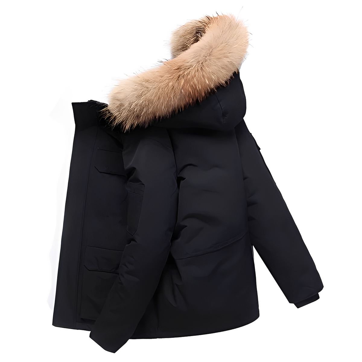 Kyle - Warm and cozy hooded jacket